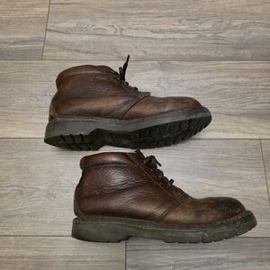 Vtg Boots 80-90s Eastland Brown Leather Chukka Ankle Work Style Boots